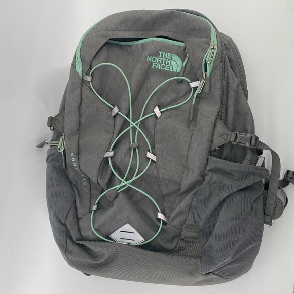 The North Face /// Grey and Teal Backpack - Picture 1 of 7
